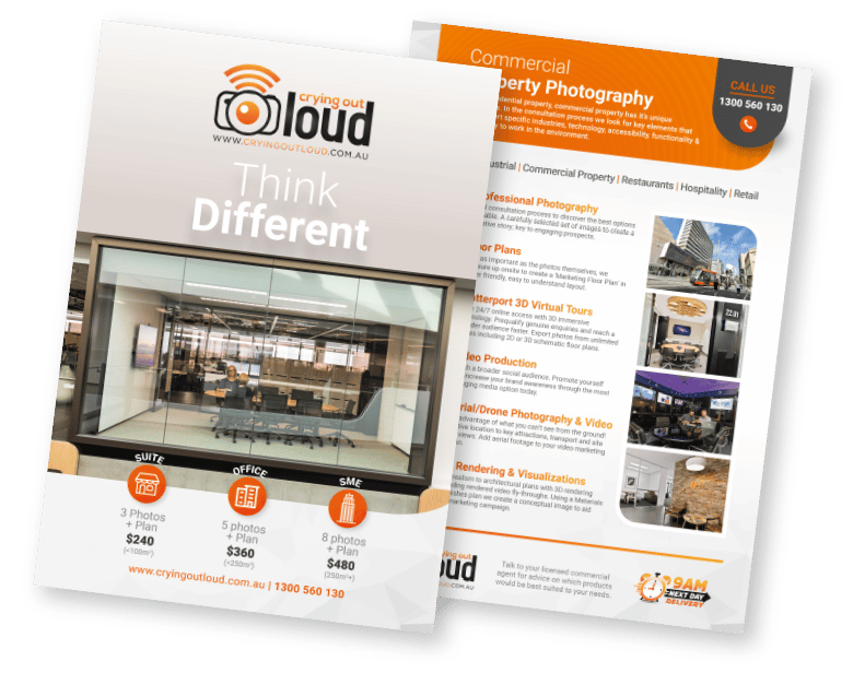 Commercial Photography PDF brochure