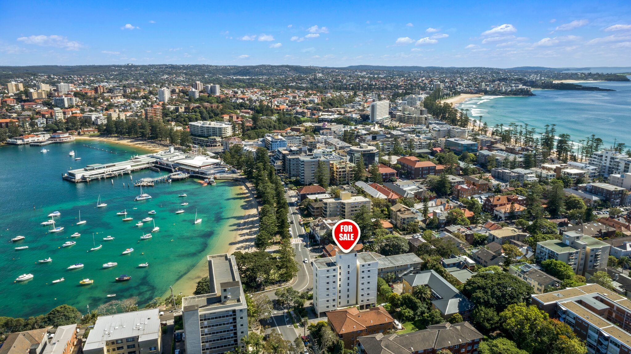 Professional real estate photography of AERIAL 30_1 Osborne Rd Manly-41-Edit - Crying Out Loud Sydney