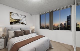 Maste Bedroom City Dusk view