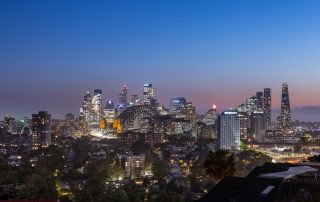 Sydney City and night
